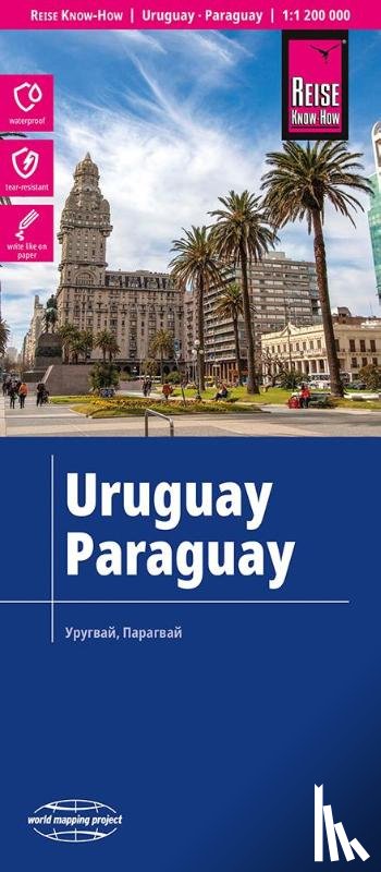  - Uruguay & Paraguay Map