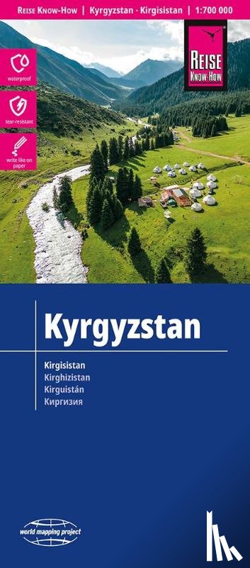  - Kyrgyzstan Map