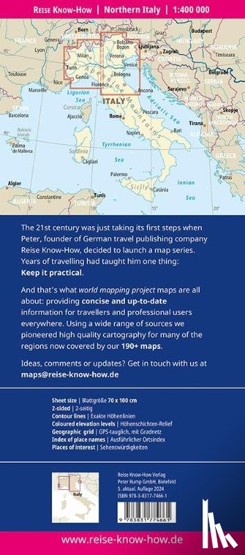  - Northern Italy Map