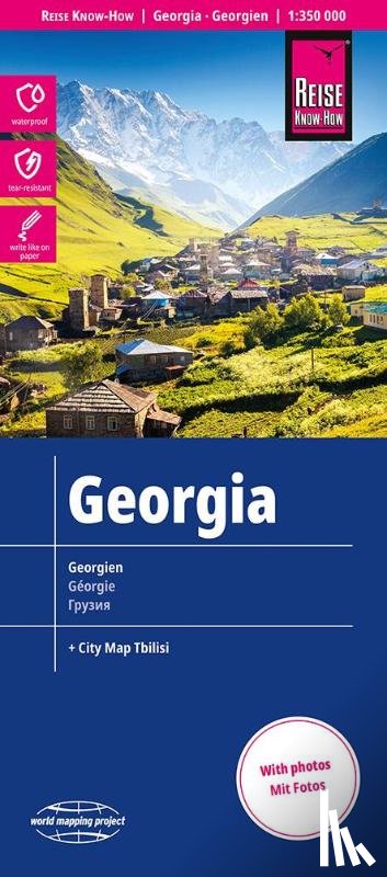  - Georgie Map including Tbilisi city map