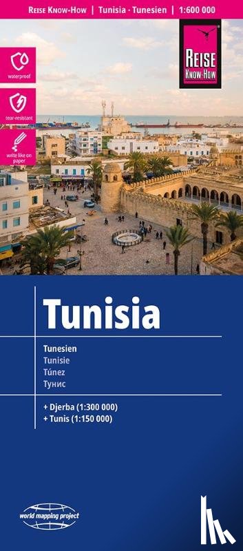  - Tunisia Map 1:600,000 scale