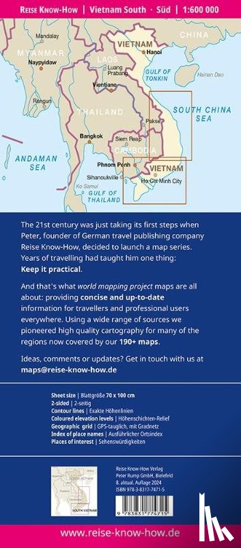 Reise Know How - Vietnam South (1:600.000)