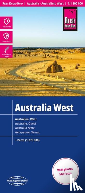  - Australia West Map 1:1,800,000 scale