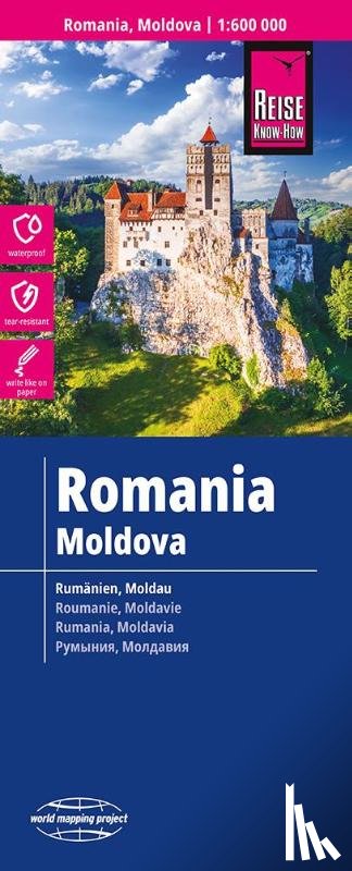  - Romania and Moldova Map