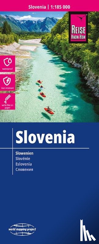 Reise Know-How Verlag - Slovenia Map 1:185,000 scale