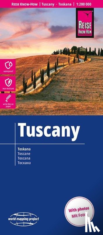 Reise Know How - Tuscany Map 1:200,000