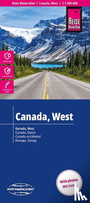  - Reise Know-How Landkarte Kanada, West | Canada, West (1:1.900.000)