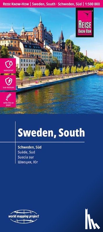  - Reise Know-How Landkarte Schweden, Süd (1:500.000)