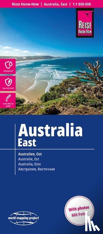  - Reise Know-How Landkarte Australien, Ost | Australia, East (1:1.800.000)