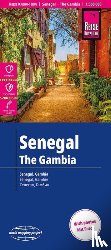  - Reise Know-How Landkarte Senegal, Gambia (1:550.000)
