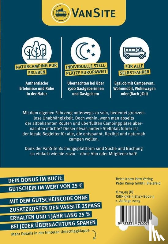 VanSite - VanSite Stellplatzführer 2025