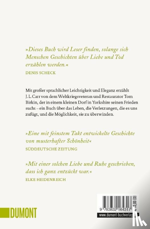 Carr, J. L. - Ein Monat auf dem Land
