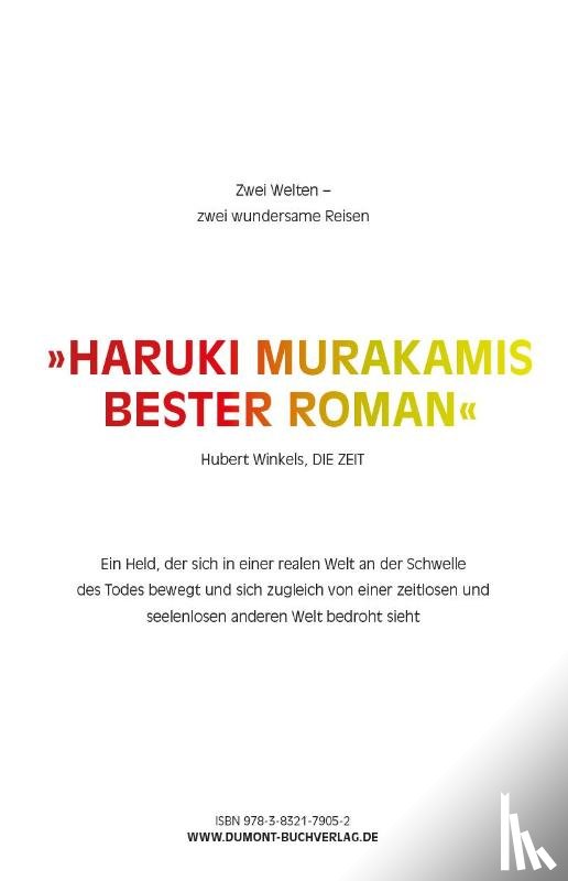 Murakami, Haruki - Hard boiled Wonderland und das Ende der Welt