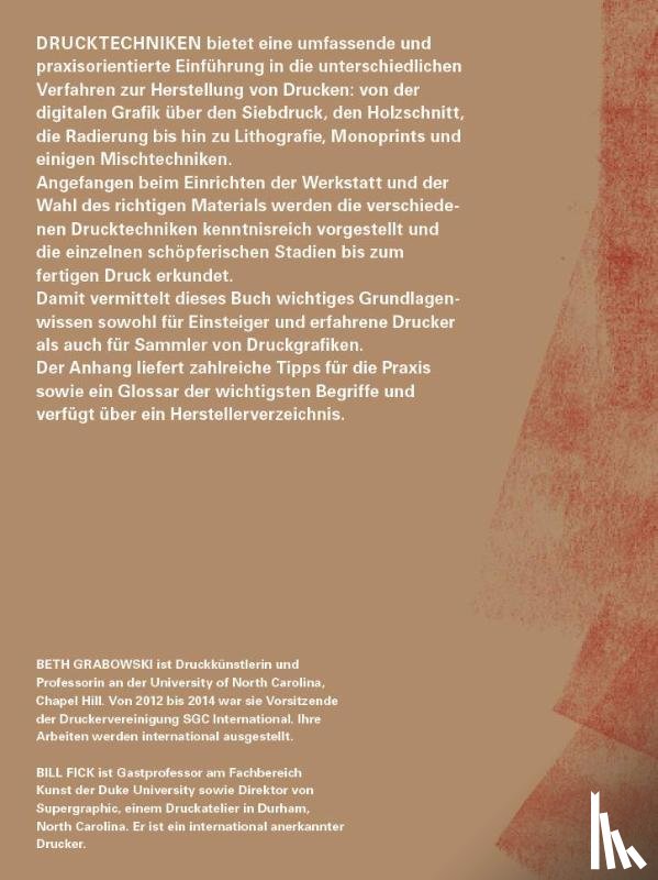 Fick, Bill, Grabowski, Beth - Drucktechniken. Das Handbuch zu allen Materialien und Methoden