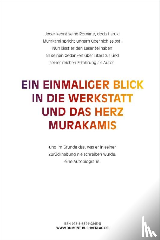 Murakami, Haruki - Von Beruf Schriftsteller