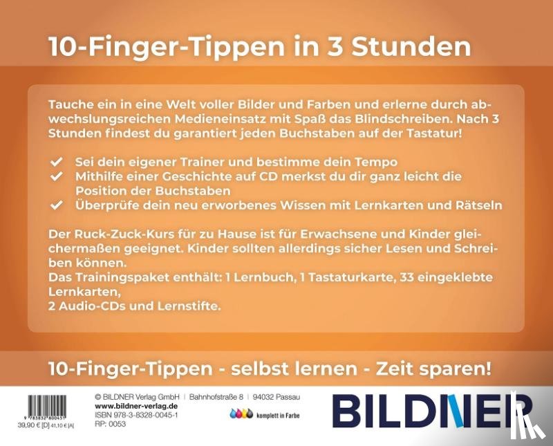 Bildner, Christian - 10-Finger-Tippen in 3 Stunden