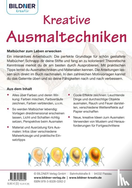 Wenzke, Anja - Kreative Ausmaltechniken - Malbücher zum Leben erwecken!