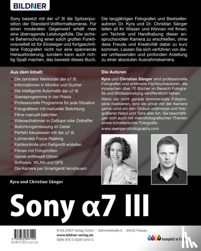 Sänger, Kyra, Sänger, Christian - Sony A7 III