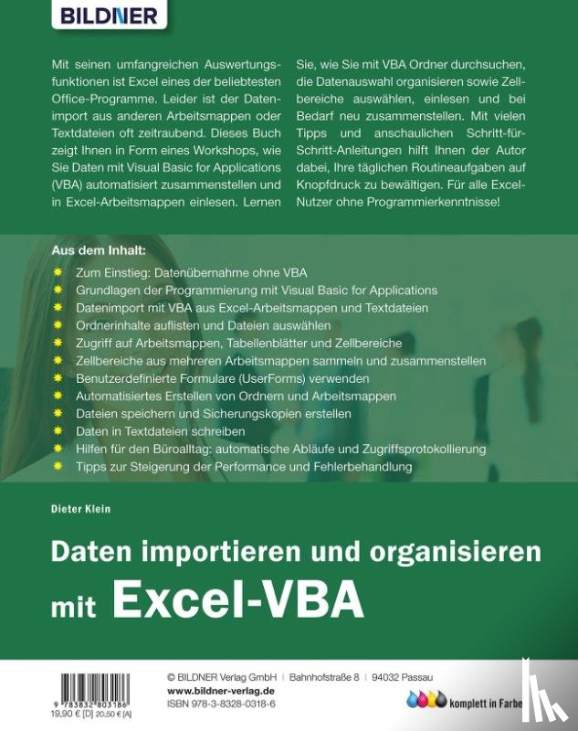 Klein, Dieter - Daten importieren und organisieren mit Excel-VBA