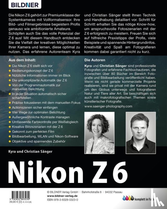 Sänger, Kyra, Sänger, Christian - Nikon Z6 - Für bessere Fotos von Anfang an