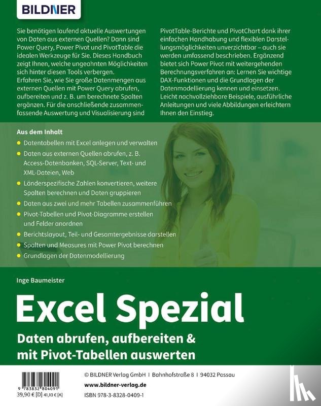 Baumeister, Inge - Excel Spezial - Daten abrufen, aufbereiten & mit Pivot-Tabellen auswerten