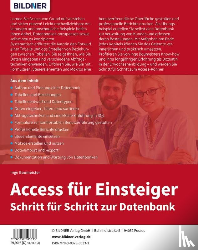 Baumeister, Inge - Access für Einsteiger - Schritt für Schritt zur Datenbank