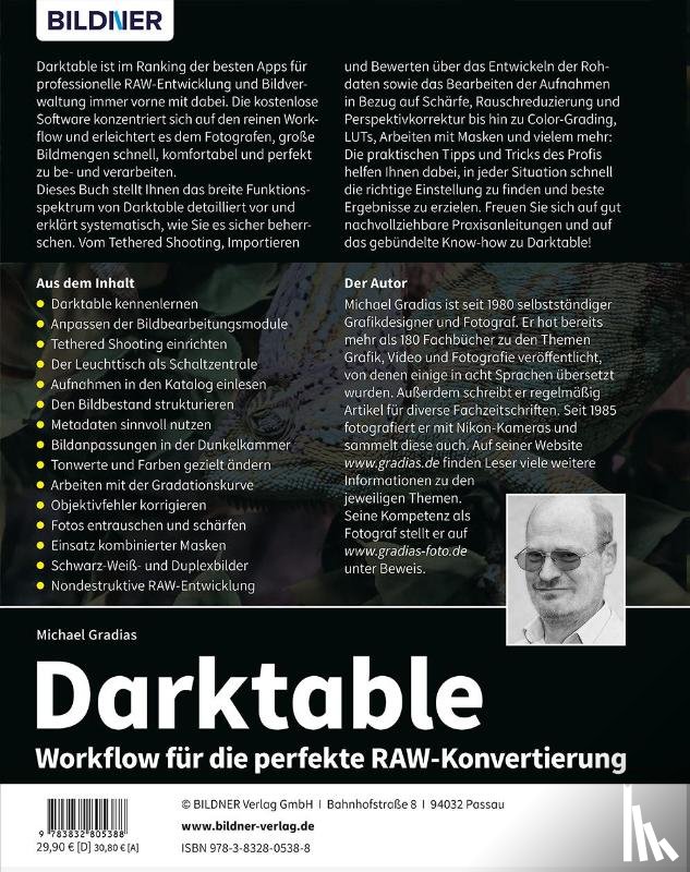 Gradias, Michael - Darktable - Workflow für die perfekte RAW-Konvertierung