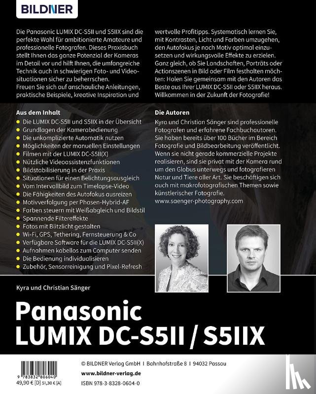 Sänger, Kyra, Sänger, Christian - Panasonic LUMIX DC-S5II / DC-S5II¿X: Das umfangreiche Praxisbuch zu Ihrer Kamera
