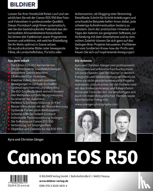 Sänger, Kyra, Sänger, Christian - Canon EOS R50