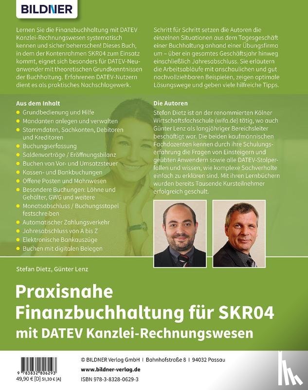 Lenz, Günter, Dietz, Stefan - Praxisnahe Finanzbuchhaltung für SKR04 mit DATEV Kanzlei-Rechnungswesen