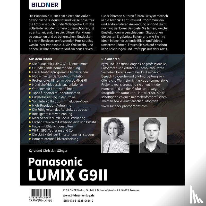 Sänger, Kyra, Sänger, Christian - Panasonic LUMIX G9II: Das umfangreiche Praxisbuch zu Ihrer Kamera