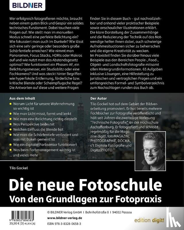 Gockel, Tilo - Die neue Fotoschule - Von den Grundlagen zur Fotopraxis
