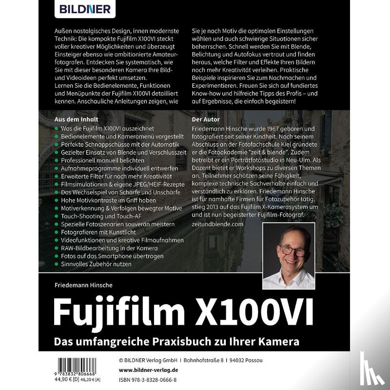 Hinsche, Friedemann - Fujifilm X100VI: Das umfangreiche Praxisbuch zu Ihrer Kamera