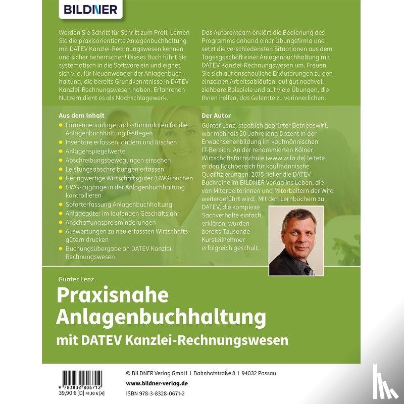 Lenz, Günter - Praxisnahe Anlagenbuchhaltung mit DATEV Kanzlei Rechnungswesen