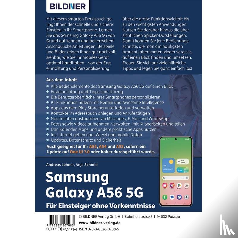 Schmid, Anja, Lehner, Andreas - Samsung Galaxy A56 5G - Für Einsteiger ohne Vorkenntnisse
