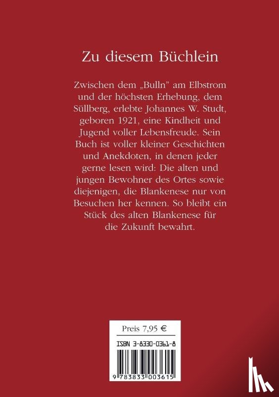 Studt, Johannes W - Zwischen Sullberg und Bulln