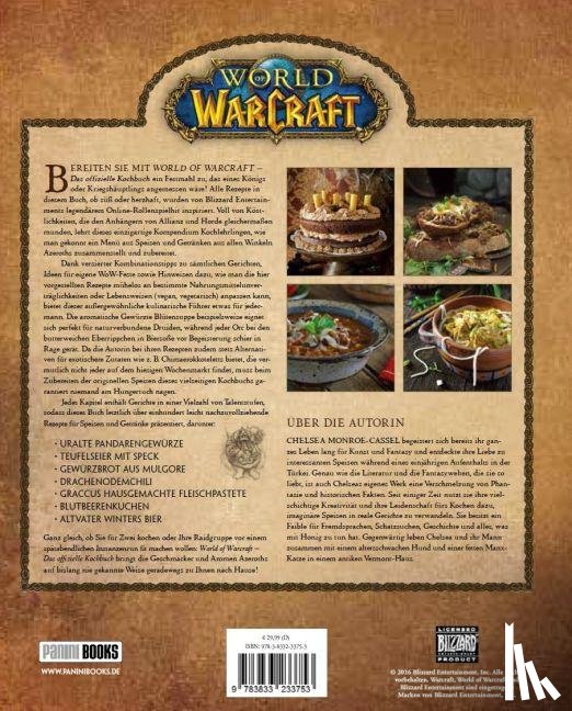 Monroe-Cassel, Chelsea - World of Warcraft: Das offizielle Kochbuch