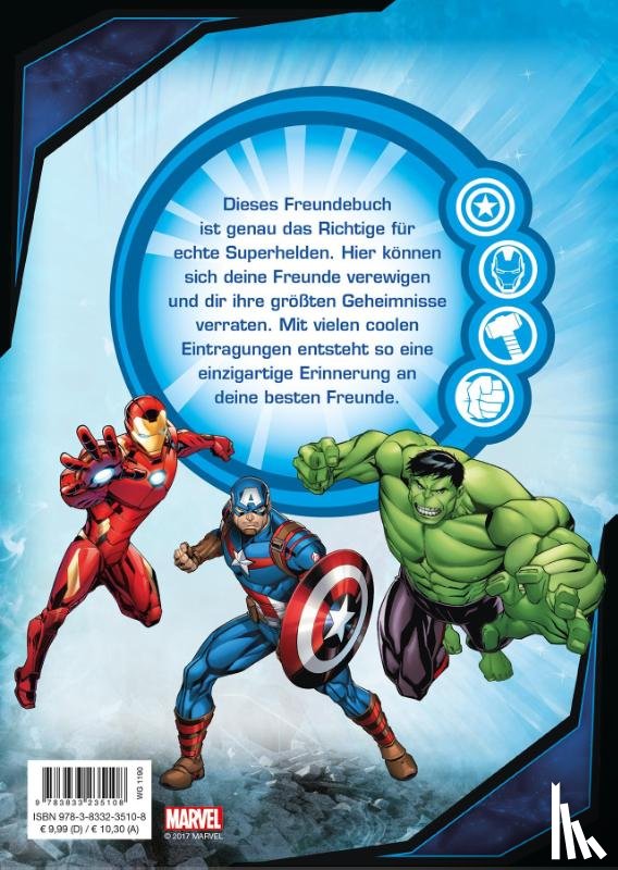  - Marvel Avengers Freundebuch