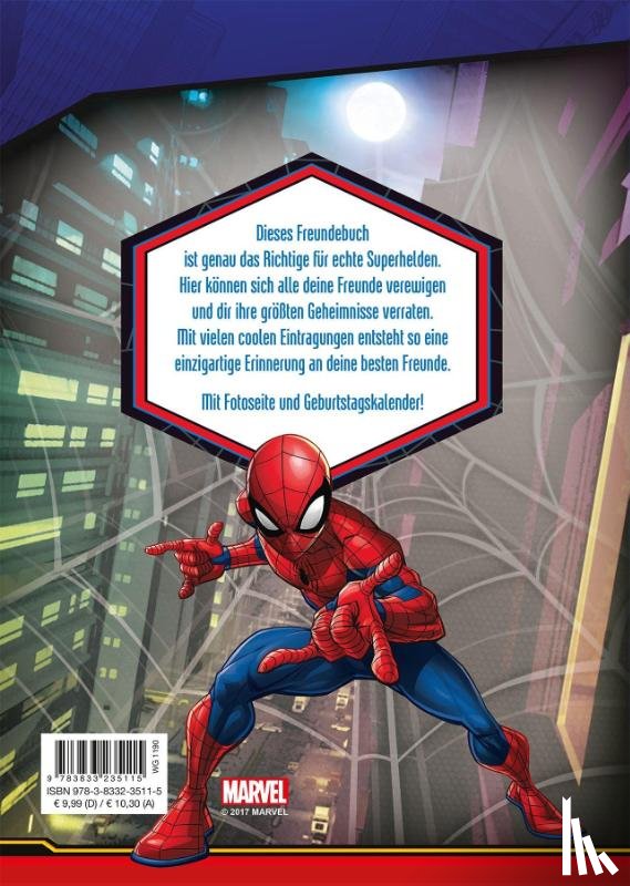  - Marvel Spider-Man Freundebuch