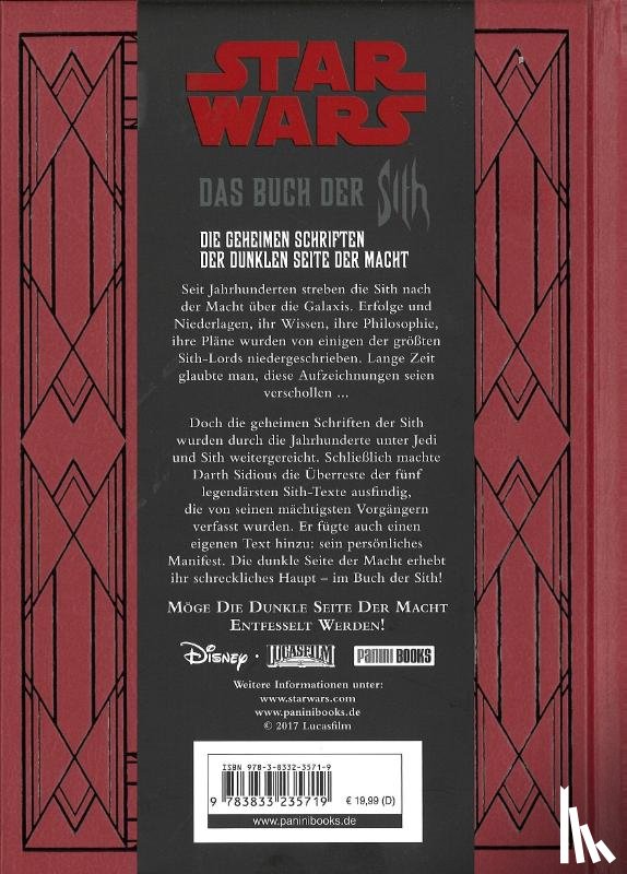 Wallace, Daniel - Star Wars: Das Buch der Sith