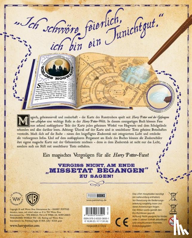 Pascal, Erinn - Aus den Filmen zu Harry Potter: Die Karte des Rumtreibers - Eine Reise durch Hogwarts