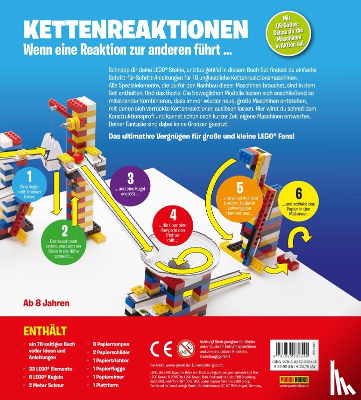 Murphy, Pat - LEGO® Kettenreaktionen: Baue dir 10 bewegliche Maschinen