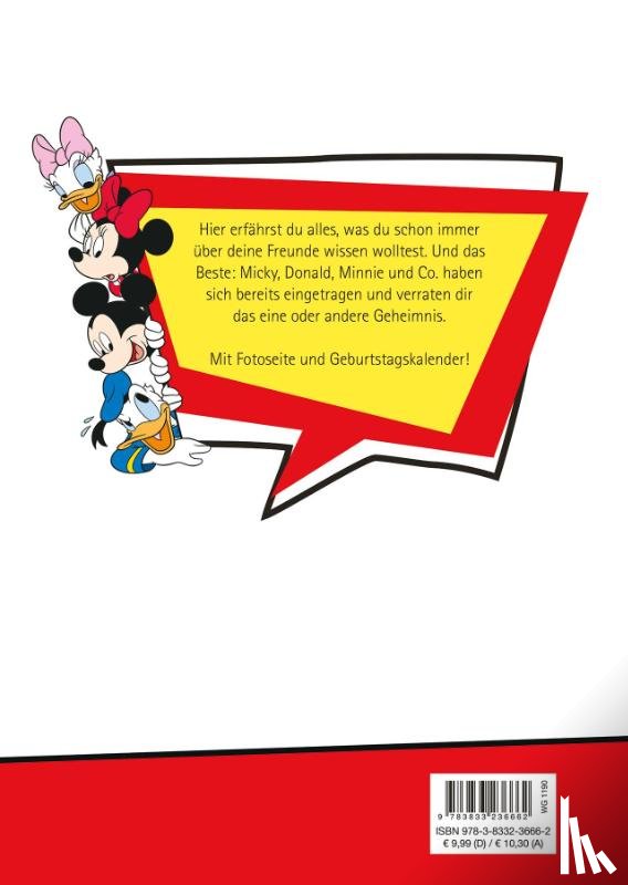  - Disney Micky Maus & Freunde: Freundebuch