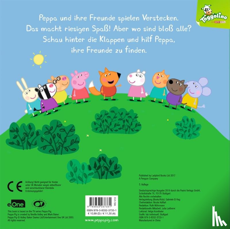  - Peppa Pig: Peppa spielt Verstecken - Mein lustiges Klappenbuch