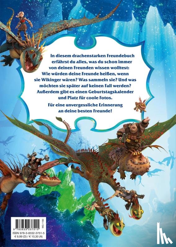Panini - Drachenzähmen leicht gemacht 3: Die geheime Welt: Freundebuch