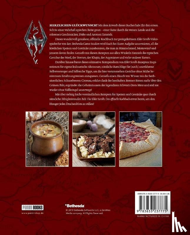 Monroe-Cassel, Chelsea - The Elder Scrolls: Das offizielle Kochbuch: Rezepte aus Himmelsrand, Morrowind und ganz Tamriel