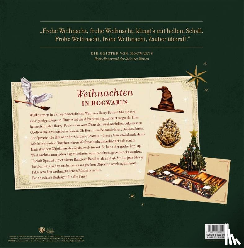 Revenson, Jody - Aus den Filmen zu Harry Potter: Weihnachten in Hogwarts: Das große Adventskalenderbuch