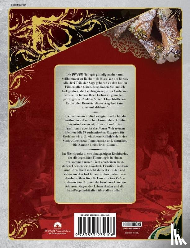 Battle, Liliana - Der Pate: Das Kochbuch der Corleone-Familie