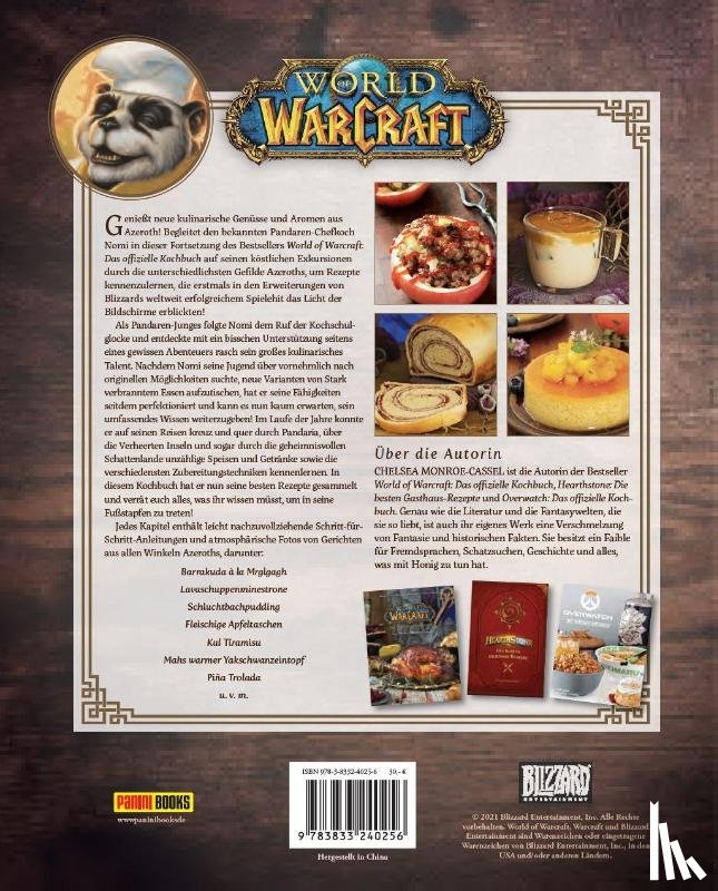 Monroe-Cassel, Chelsea - World of Warcraft: Neue Genüsse aus Azeroth - Das offizielle Kochbuch