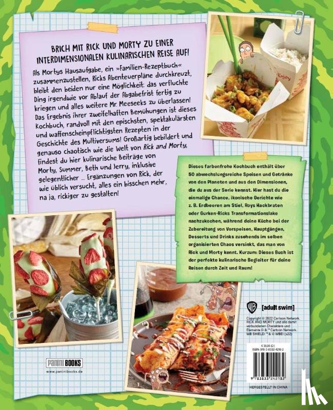 Craig, August, Asmus, James - Rick and Morty: Das offizielle Kochbuch